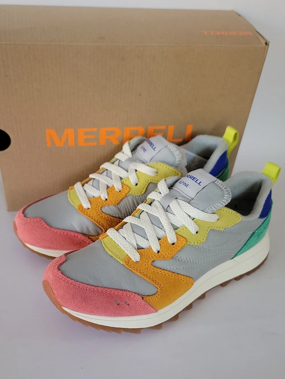 Merrell Alpine 83 Women's Lace Up Low Top Colorblock Sneakers J008392 - Picture 5 of 9